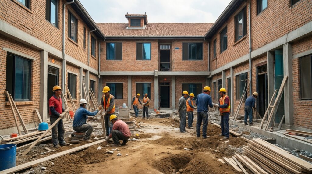 Капремонт и благоустройство дворов в районах области: адреса, сроки, подрядчики, контроль - иллюстрация